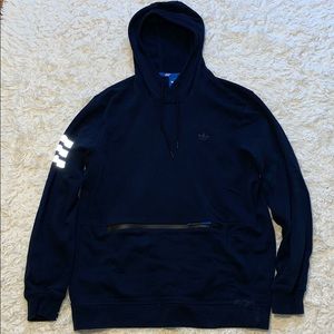NWOT Adidas Fleece Lined Drawstring Hoodie